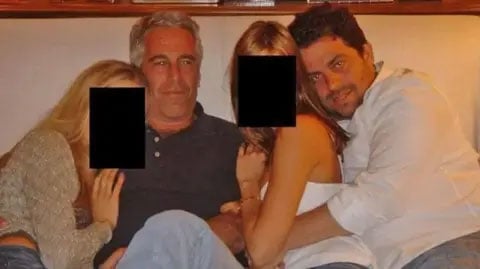 Jeffrey Epstein and Brett Ratner along with two anonymous women
