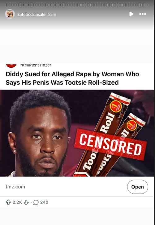 Reports on Diddy, Elon Musk and Epsteins male genitalia highlighted in actors criticism of Pam Bondi